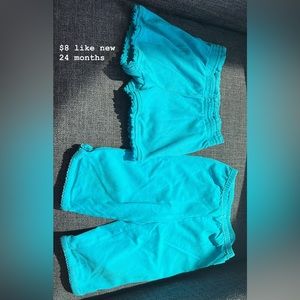 1 pair of pants & 1 pair of shorts 24 months